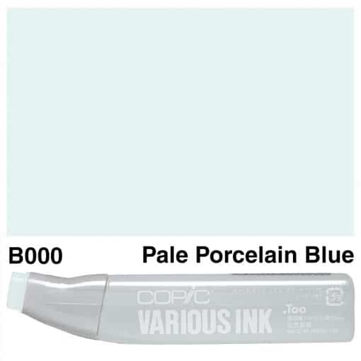 0018232 copic ink b000 pale porcelain blue | uresin